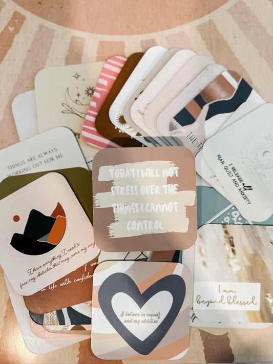 The Power of Physical Affirmation Cards: Why Tangibility Matters