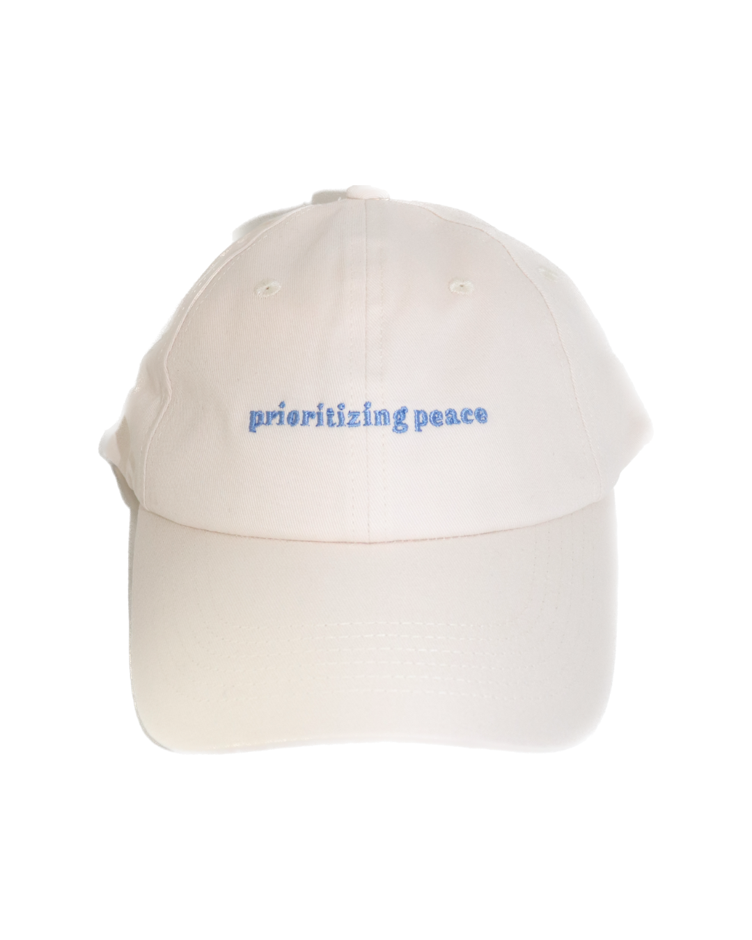 Prioritizing Peace Embroidered Affirmation Dad Hat