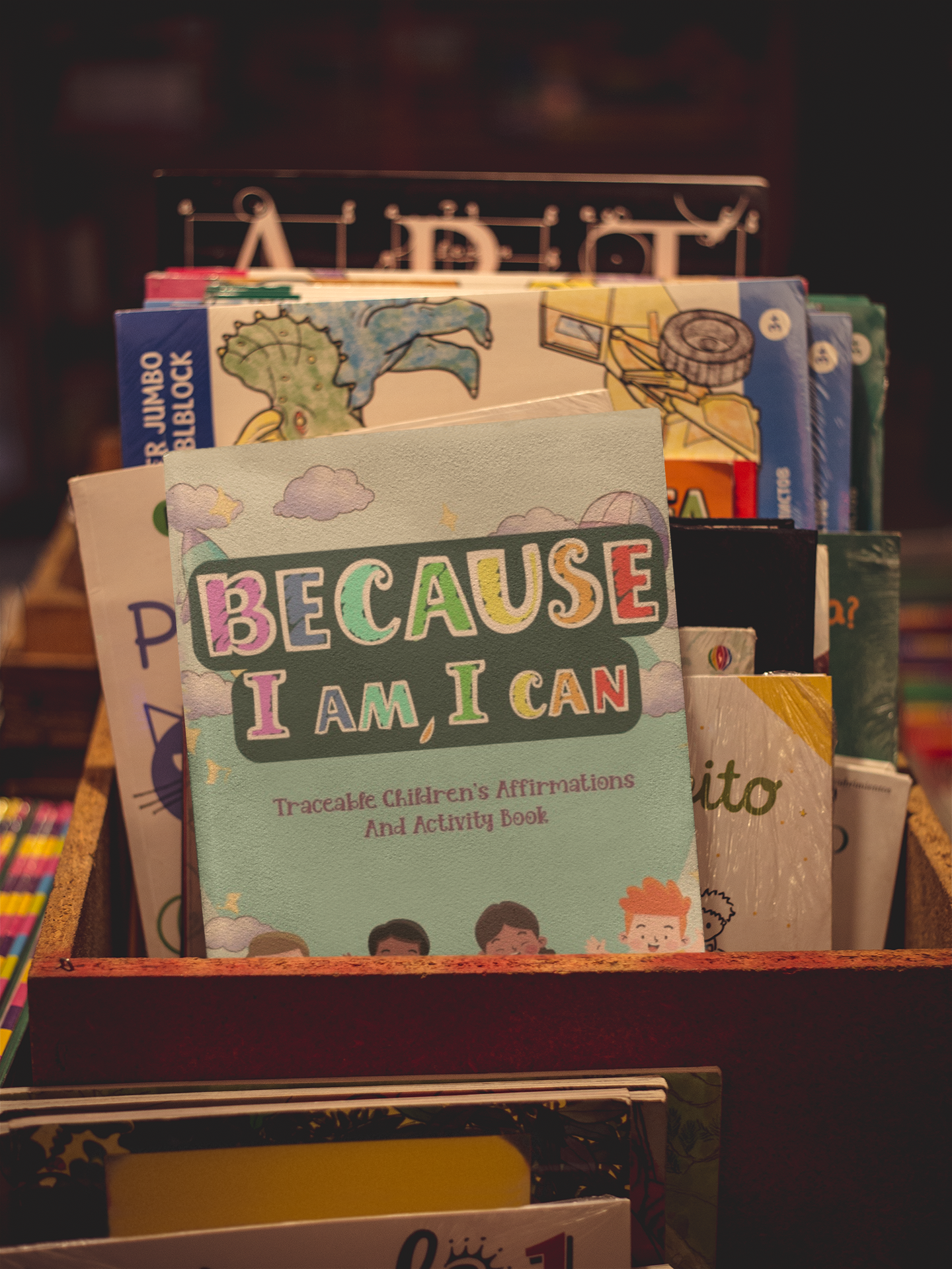 Because I am, I Can - Children's Positive Affirmation Coloring & Activity Book